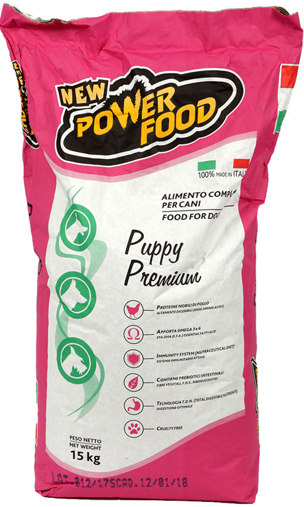 POWER FOOD Premium Puppy pašaras šuniukams 15kg